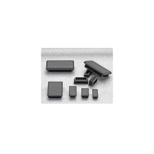 Stockcap Tubing Inserts-RECTANGULAR-3/4 X 1-1/2-(14-20) -LDPE-BLACK, 2000PK 770553 - main